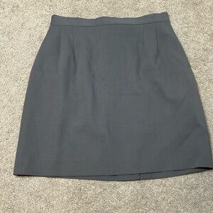 Gray Mini Skirt Office Girl School Girl Skirt